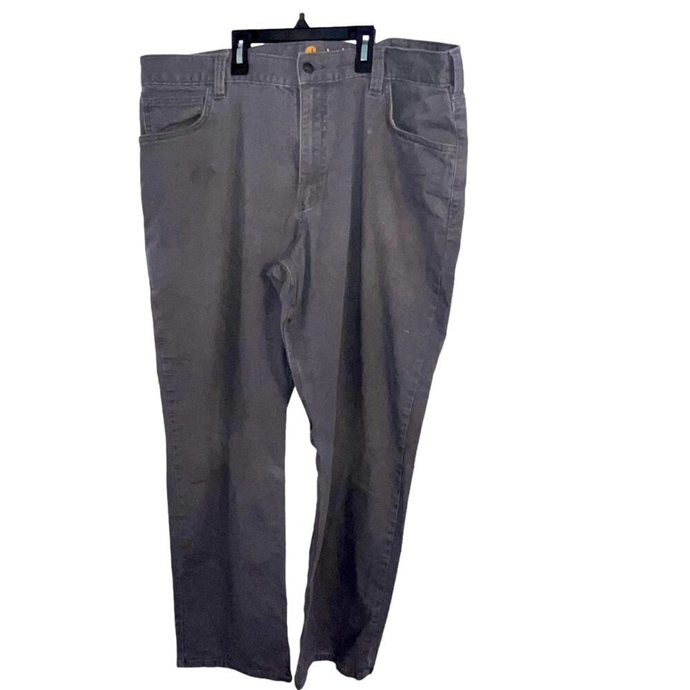 Carhartt Mens Baggy skater grey jeans relaxed rugged pants size 38 x 30